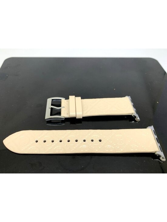 Tory Burch Apple Watch Band Case Size 38/40mm Cream Leather Strap main image 5